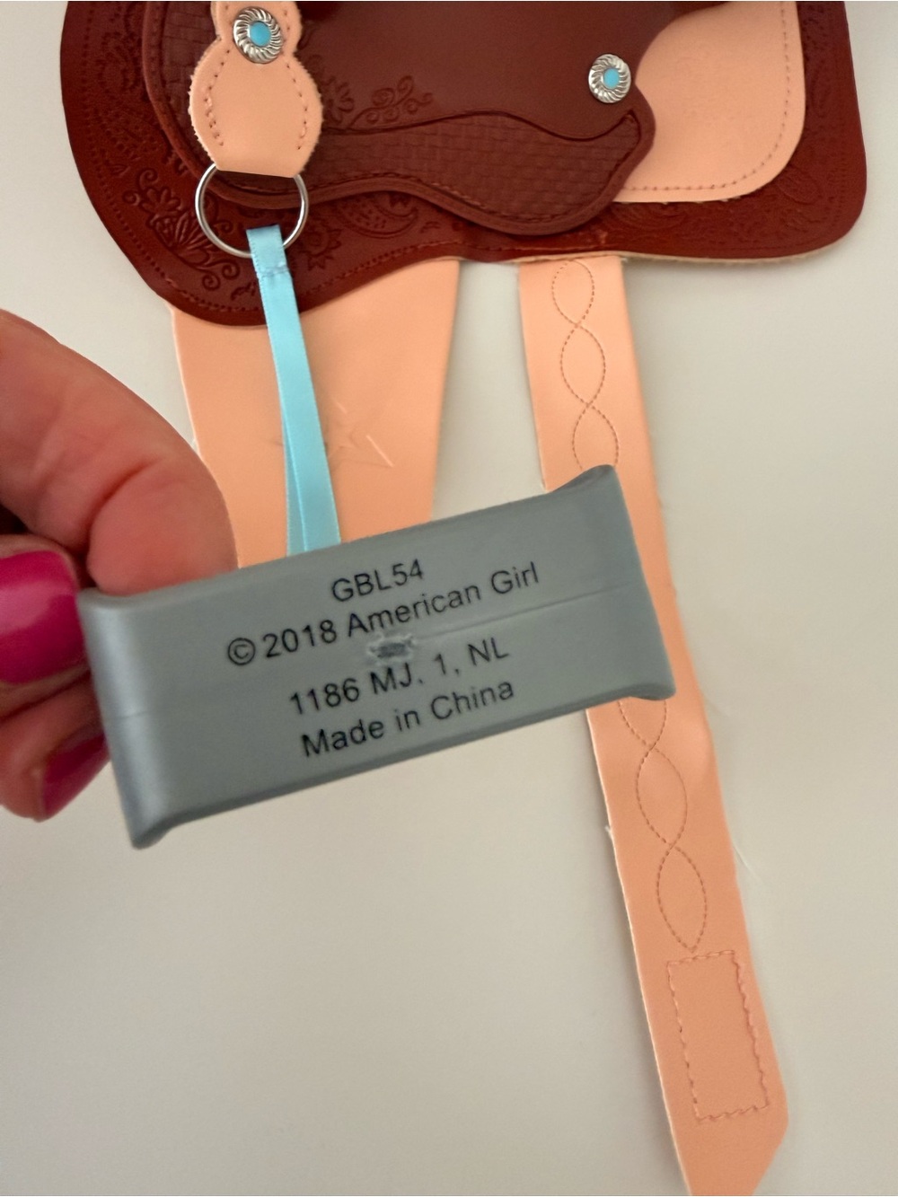 American Girl Doll Truly Me Western Saddle Replacement Piece - Picture 10 of 12